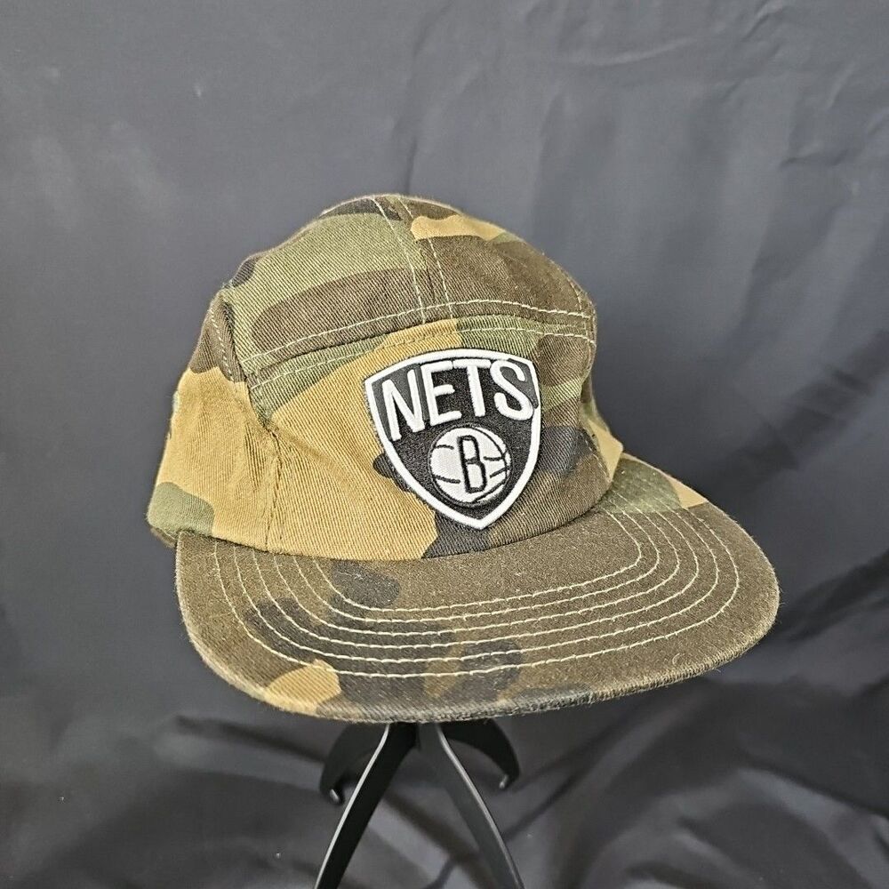 Nba Nets Pro Standard 5 Panel Hat Camouflage
